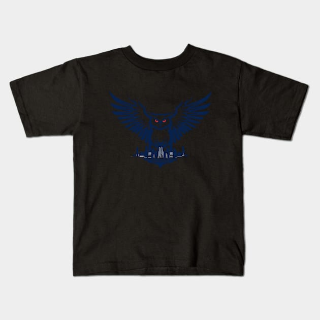 Night Owl Animal Beauty Nature Wildlife Discovery Kids T-Shirt by Cubebox